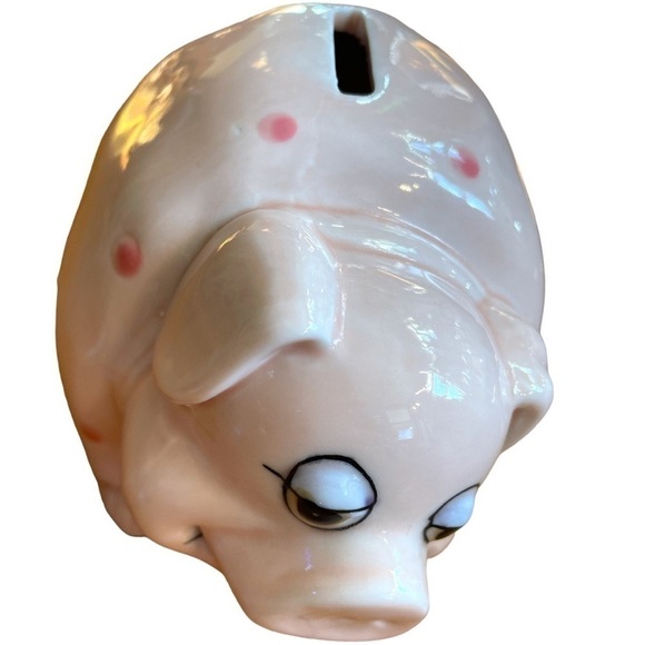 ADORABLE vintage ceramic piggy bank in excellent condition - Picture 5 of 7